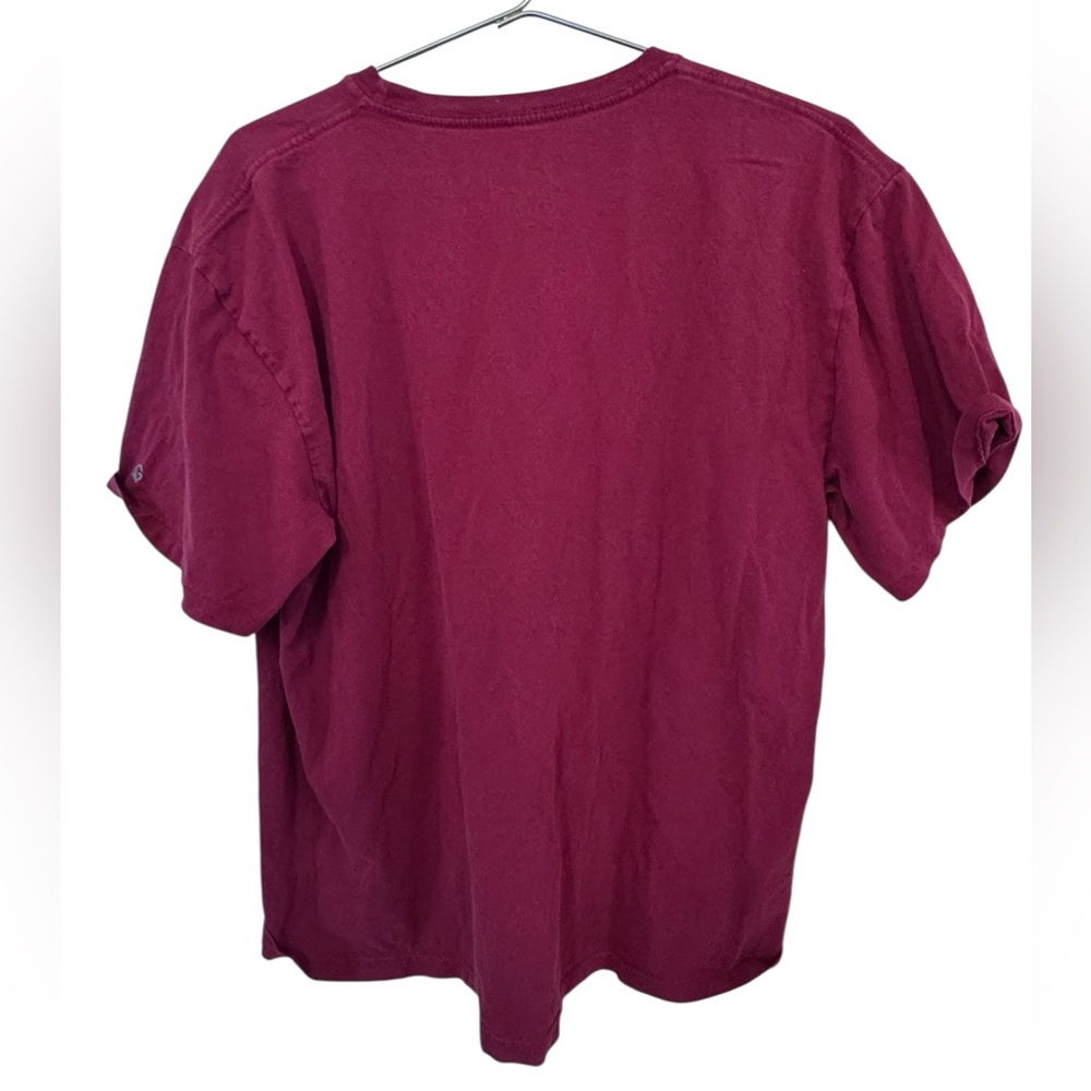 Retro Vintage Stanford Women’s XL Cardinal Red Crew Neck T-Shirt - Picture 2 of 5